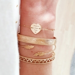 bracelet maman grave coeur