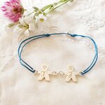 bracelet avec prenom personnalise cordon