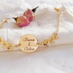 bracelet personnalise maman message