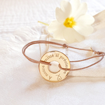 bracelet cible cordon amitie precieuse
