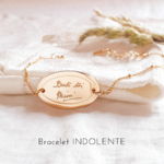 bracelet personnalise ecriture gravee