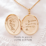 pendentif personnalise dessin enfant pour grand mere