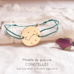 constellation bracelet cordon personnalise