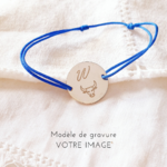 bracelet garcon personnalise dessin animal taureau
