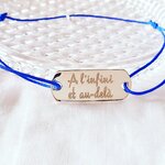 bracelet personnalise garcon cordon a l infini
