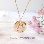 collier a message personnalise