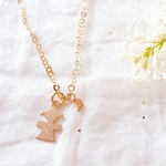 collier pendentif fille a graver initiale et lune