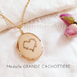bijou personnalise femme coeur feuillage