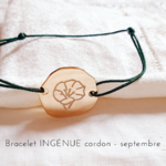 bracelet fleur de naissance septembre ipomee