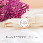 pendentif fleur de naissance aout coquelicot