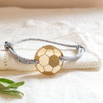 bracelet homme ballon foot sport