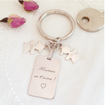 porte clef maman grave prenom enfants