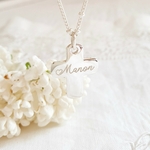 pendentif croix personnalise prenom argent
