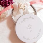 collier croix cadeau confirmation boite