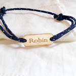 bracelet prenom garcon cordon