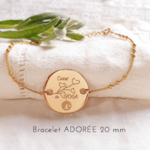 bracelet yoga logo personnalise