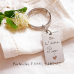 porte cle personnalise cadeau papa