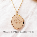 medaille personnalisee maman initiales