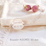 bracelet argent pour soeur
