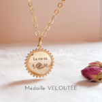 collier grave femme la vie en rose