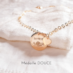 pendentif la vie en rose message positif