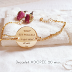 bracelet reve ose message