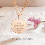 pendentif personnalise possible rever oser