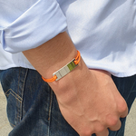 bracelet homme personnalisable argent