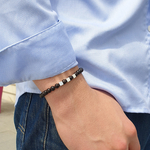 bracelet perles cubes personnalisables