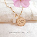 collier communion bapteme croix nacre