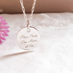 bijou grave message argent