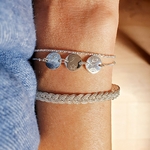 bracelet jeton prenoms graves