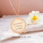 pendentif femme personnalise amitie