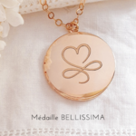 bijou femme grave coeur infini