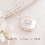 collier initiale personnalise argent