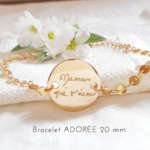 bracelet maman gravure ecriture