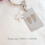 porte cle grave empreinte bebe maman papa