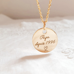 cadeau papa collier personnalise