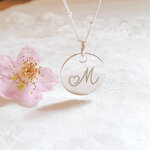 pendentif personnalise initiale coeur maman