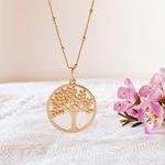 collier arbre de vie nacre