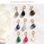 charm boucles pierres protectrices