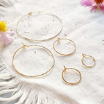 creoles boucles oreilles or argent