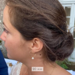 boucle petite creole perle nacre