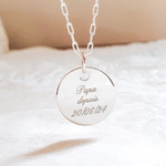 collier papa personnalise