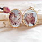 collier photo cadeau naissance maman