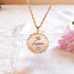 collier personnalisable femme vintage
