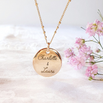pendentif femme personnalise medaille ronde