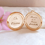 medaillon personnalise femme collier femme