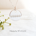 pendentif personnalise avec monitoring souvenir de grossesse original