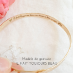 bijou bracelet deuil force chanson il fait toujours beau